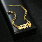 Conjunto Collar y Pulsera Cadena Cubana 5mm Acero Inoxidable Oro | Detalles con Alma