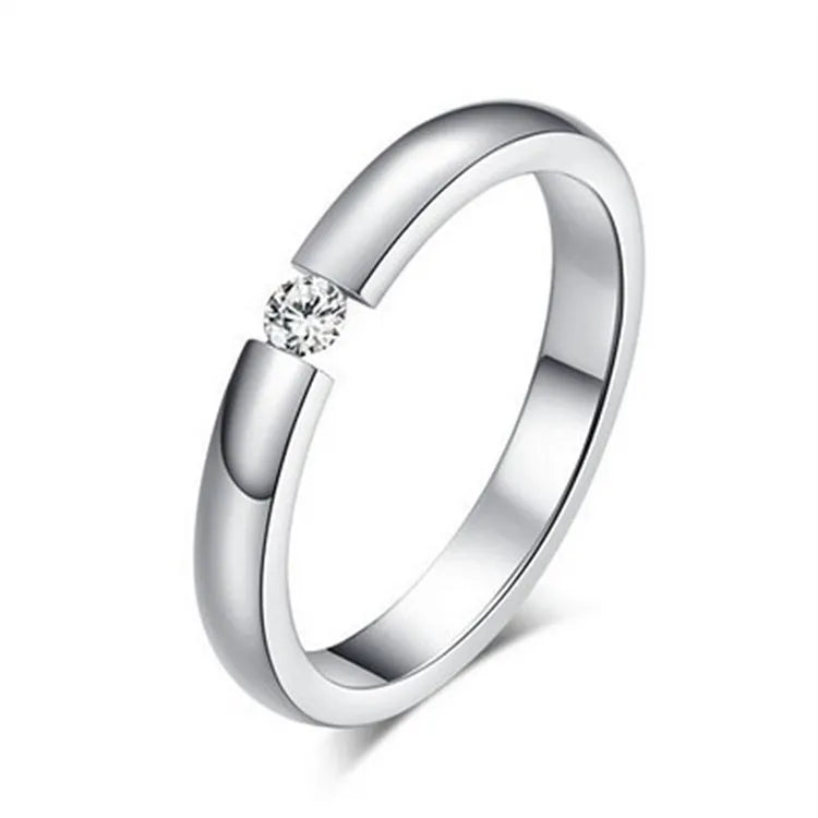 Alianzas Boda Oro Acero Inoxidable Pareja | Compromiso Aniversario