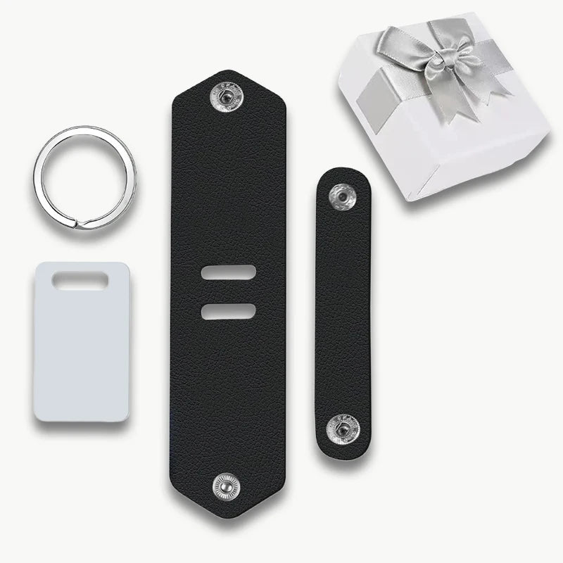 Llavero Cuero Genuino con Foto Personalizada Grabado Láser | Detalles con Alma