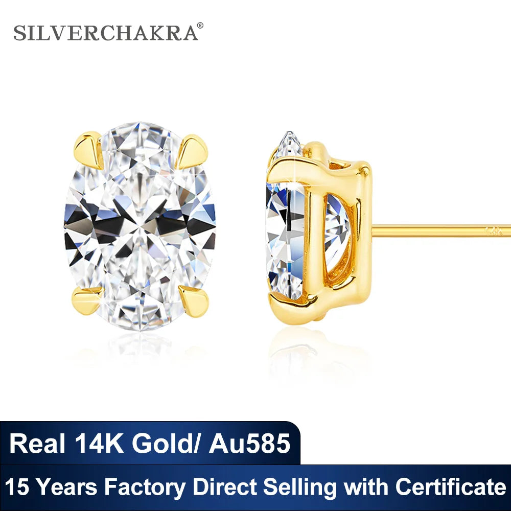 Aros Oro 14K Certificado Mujer | Joyería Fina Lujo