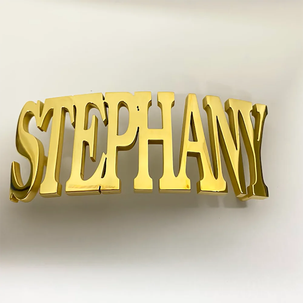 Hebilla Personalizada Acero Inoxidable con Nombre | Detalles con Alma