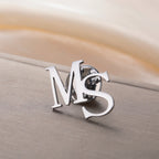 Broche de Iniciales Personalizado en Acero Inoxidable