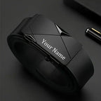 Cinturón Cuero Personalizado Nombre Grabado Unisex | Detalles con Alma