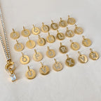 Collar Inicial Personalizado Acero Inoxidable Oro 18K | 26 Letras Circonita